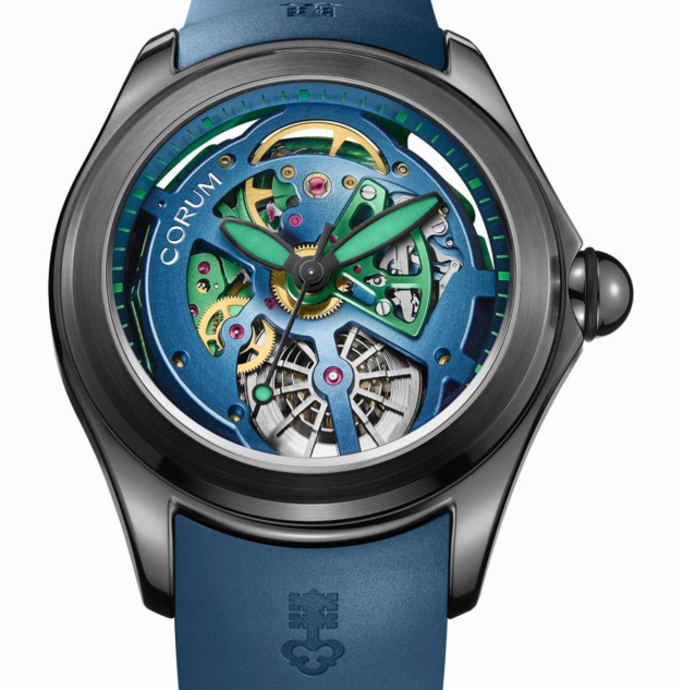 Corum Bubble : une "squelette" haute en couleur Corum Bubble : une "squelette" haute en couleur
