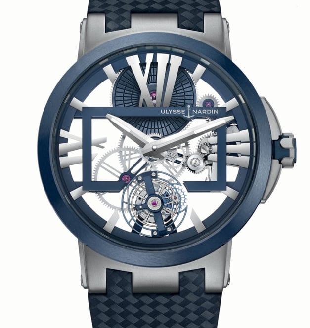 Ulysse Nardin Executive Skeleton Tourbillon bleu Ulysse Nardin Executive Skeleton Tourbillon bleu