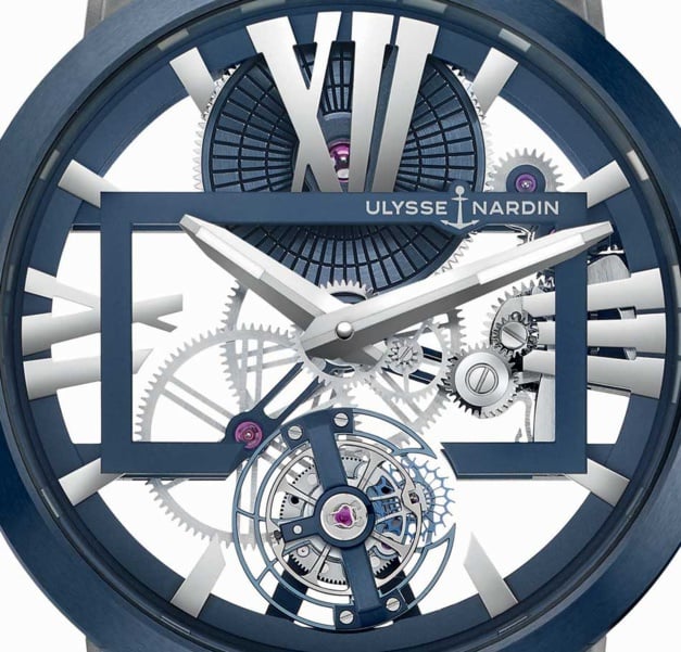 Ulysse Nardin Executive Skeleton Tourbillon bleu Ulysse Nardin Executive Skeleton Tourbillon bleu