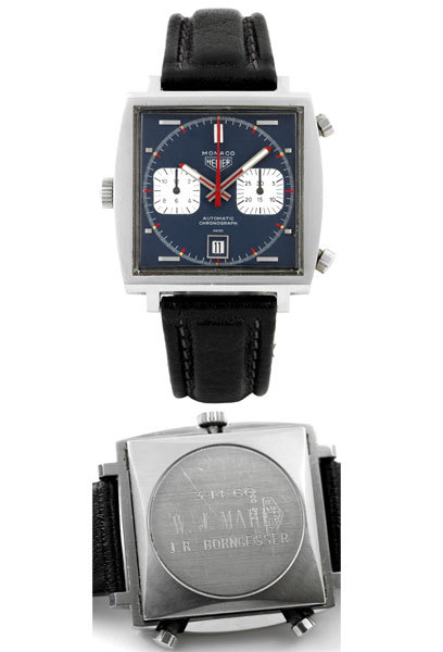 Antiquorum met en vente la Rolex Submariner et la TAG Heuer Monaco de Steve McQueen