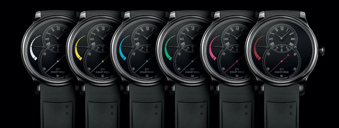 Jaquet Droz : des montres en céramique noire qui en voient de toutes les couleurs…