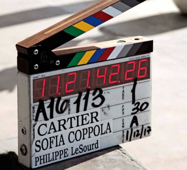 Sofia Coppola tourne pour Cartier et sa Panthère... Sofia Coppola tourne pour Cartier et sa Panthère...