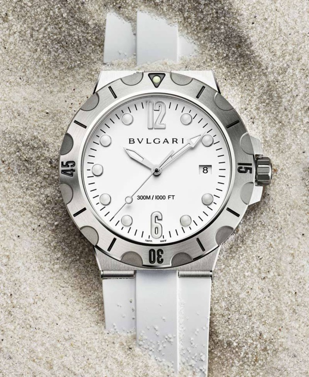 Bulgari Diagono Scuba : pétillantes de fraicheur pour l'été 2017 Bulgari Diagono Scuba : pétillantes de fraicheur pour l'été 2017