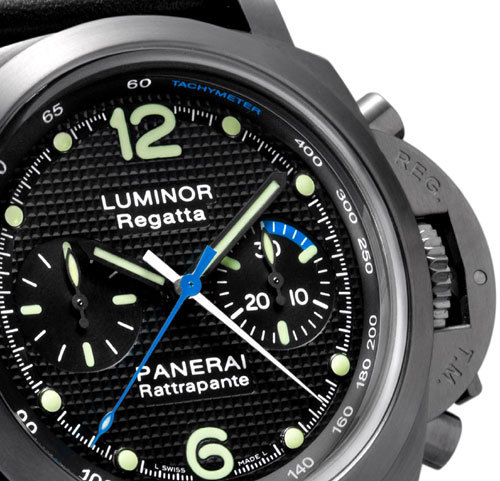 Panerai Luminor 1950 Regatta Rattrapante 44 mm DLC : toute de noir vêtue