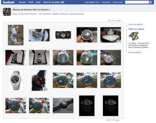 Montre moi ta montre : un groupe incontournable sur Facebook Montre moi ta montre : un groupe incontournable sur Facebook