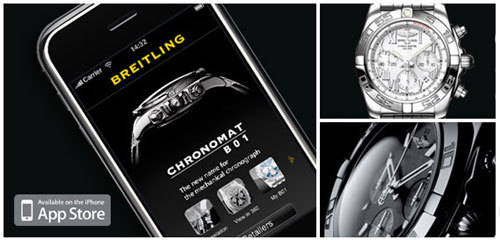 La Breitling Chronomat B01 disponible sur l’iPhone