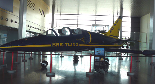 Breitling dans le hall 5 de l’aéroport Arlanda de Stockholm