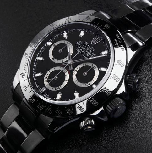 Exemple de Rolex Daytona transformée par Bamford & Sons : nb, il ne s'agit pas du modèle Colette Exemple de Rolex Daytona transformée par Bamford & Sons : nb, il ne s'agit pas du modèle Colette