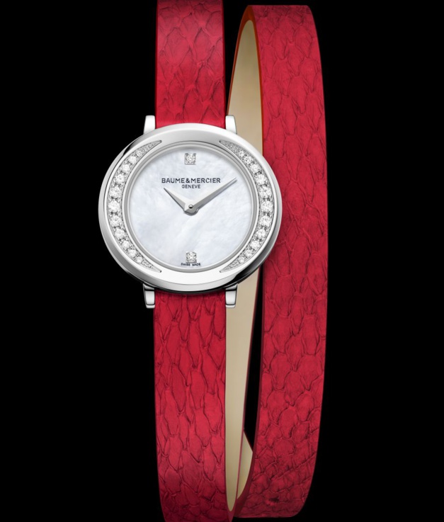 Baume et Mercier : du cuir de truite pour les bracelets des Petite Promesse