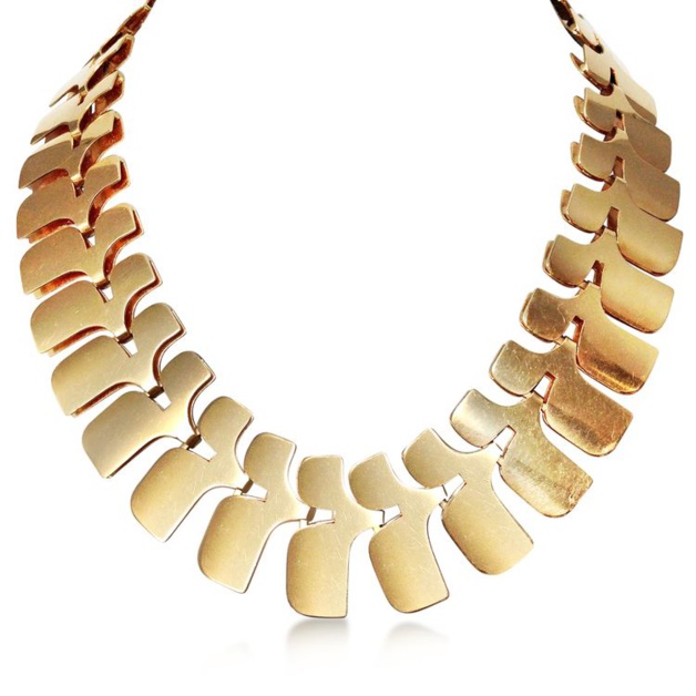 Collier en or jaune de chez Georg Jensen, circa 1965 Collier en or jaune de chez Georg Jensen, circa 1965