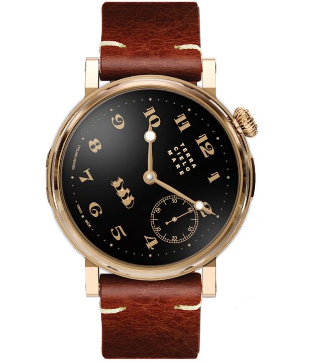 Terra Cielo Mare Toponi : montre d'état-major... décalée Terra Cielo Mare Toponi : montre d'état-major... décalée