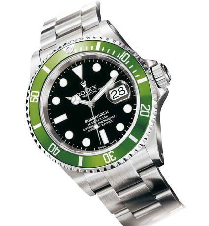 Rolex Submariner réf 16610LV dite « Sub verte »