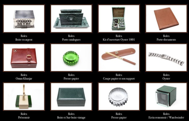 Old-time-heure : une splendide collection de goodies Rolex Old-time-heure : une splendide collection de goodies Rolex