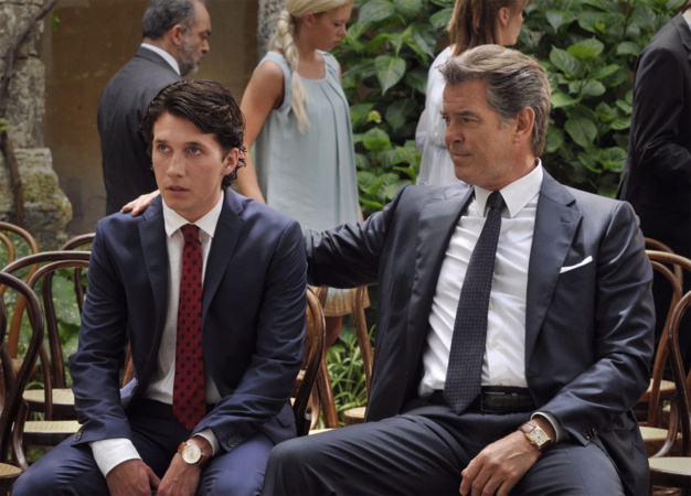 Love is all you need : Pierce Brosnan porte une Girard-Perregaux Vintage 1945 Love is all you need : Pierce Brosnan porte une Girard-Perregaux Vintage 1945