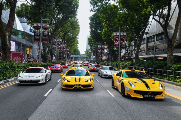 Singapour : Hublot célèbre les 70 ans de Ferrari Singapour : Hublot célèbre les 70 ans de Ferrari