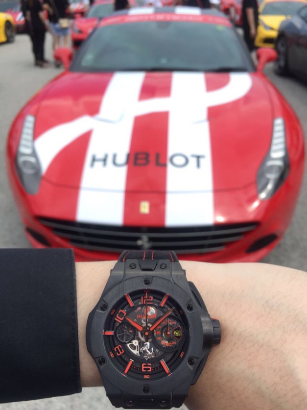 Singapour : Hublot célèbre les 70 ans de Ferrari Singapour : Hublot célèbre les 70 ans de Ferrari