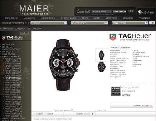 Maier.fr : un site marchand de montres de luxe pour le plus connu des détaillants lyonnais Maier.fr : un site marchand de montres de luxe pour le plus connu des détaillants lyonnais