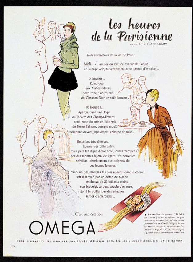 Omega et les femmes : tant la mode que la mesure du temps