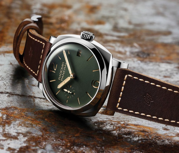 Panerai Radiomir 1940 3 jours acier 47 mm : verte, chic et sportive Panerai Radiomir 1940 3 jours acier 47 mm : verte, chic et sportive