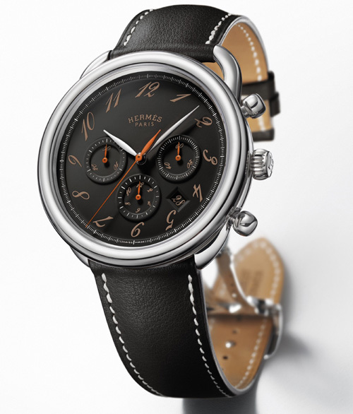 Hermès Arceau chrono ébène Hermès Arceau chrono ébène