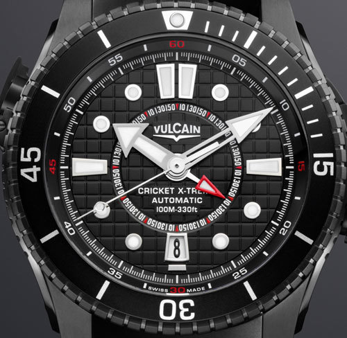 Diver X-treme automatique Vulcain (détail) Diver X-treme automatique Vulcain (détail)
