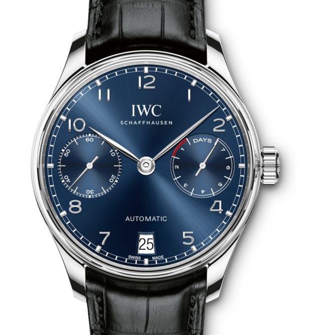 IWC : quand la Portugaise se met au bleu