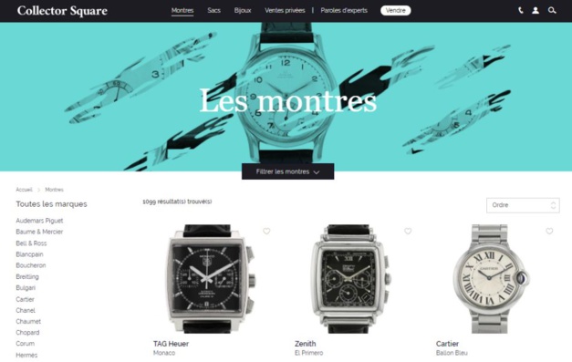 Collector Square : refonte de son site Internet