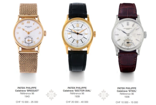 The Art of Calatrava : vente thématique Patek Philippe par Antiquorum en novembre prochain