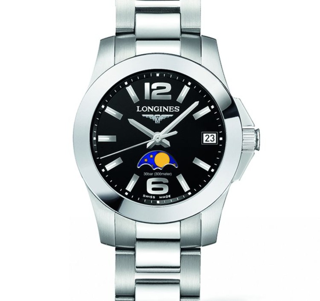 Longines Conquest Phases de Lune : une sportive élégante Longines Conquest Phases de Lune : une sportive élégante