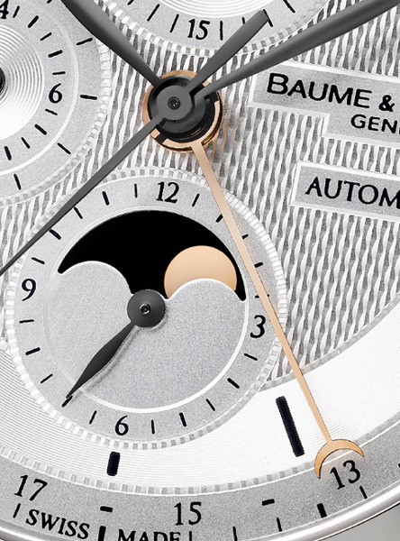 Baume et Mercier : chronographe et calendrier complet dans la collection Classima