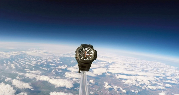 Une G-Shock dans l'espace