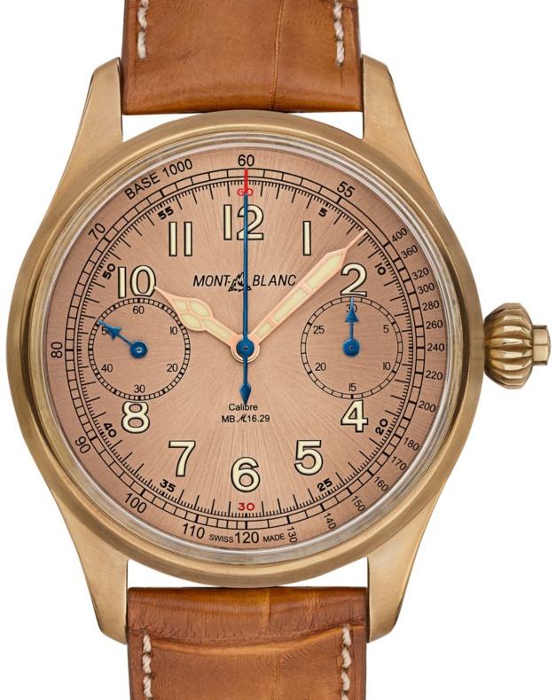 Montblanc 1858 Chronograph Tachymeter édition limitée : effet rétro Montblanc 1858 Chronograph Tachymeter édition limitée : effet rétro