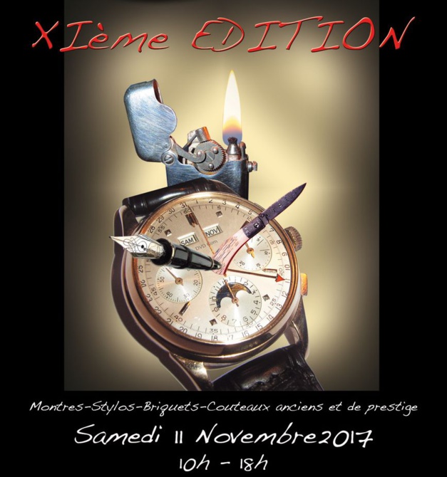 Rocollection, le 9 novembre à Paris : montres, briquets, stylos et couteaux anciens