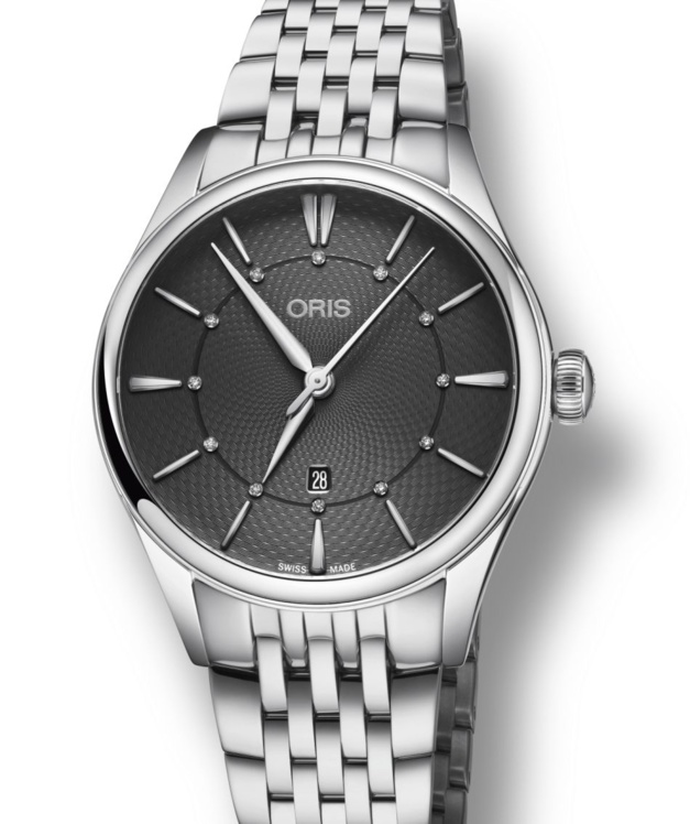 Oris Artelier Date Diamonds : montre mécanique et féminine Oris Artelier Date Diamonds : montre mécanique et féminine