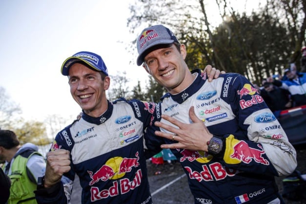 Sébastien Ogier, un 5ème titre de Champion du monde avec sa Richard Mille au poignet Sébastien Ogier, un 5ème titre de Champion du monde avec sa Richard Mille au poignet