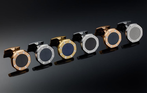 Des boutons de manchette Royal Oak pour célébrer l'arrivée de la Frost 41 mm Des boutons de manchette Royal Oak pour célébrer l'arrivée de la Frost 41 mm