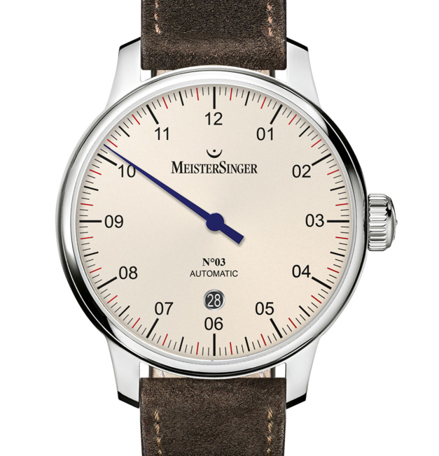 MeisterSinger N°3 - 40 mm : plus petite et plus chic MeisterSinger N°3 - 40 mm : plus petite et plus chic