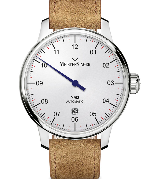MeisterSinger N°3 - 40 mm : plus petite et plus chic MeisterSinger N°3 - 40 mm : plus petite et plus chic