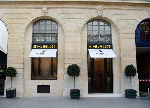 Hublot s’installe Place Vendôme à Paris Hublot s’installe Place Vendôme à Paris