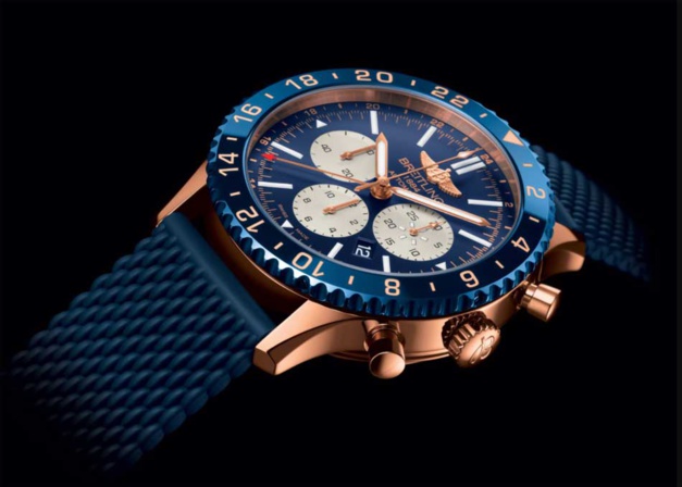 Breitling Chronoliner or rouge : série limitée 250 exemplaires Breitling Chronoliner or rouge : série limitée 250 exemplaires