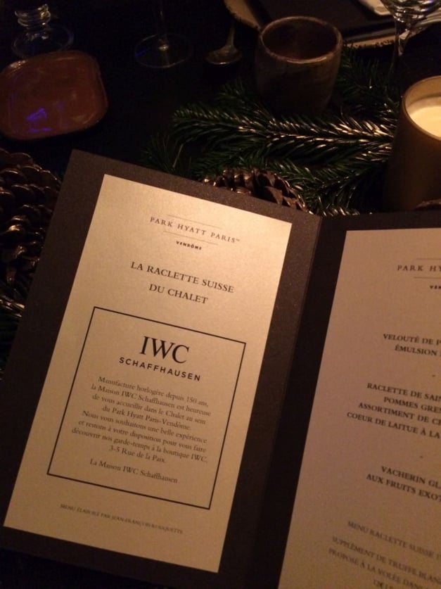 Paris : IWC s'installe au Park Hyatt Paris : IWC s'installe au Park Hyatt