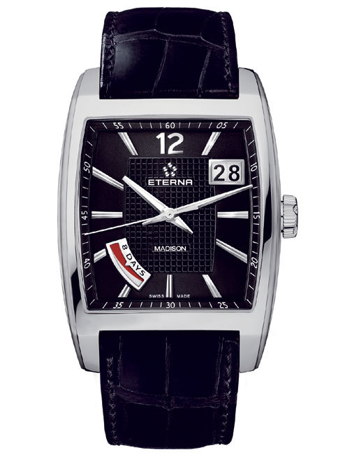 Eterna Madison Eight-Days : grande date et huit jours de réserve de marche Eterna Madison Eight-Days : grande date et huit jours de réserve de marche