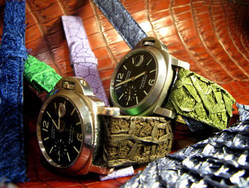 Bracelet-montre en panse de vache Bracelet-montre en panse de vache