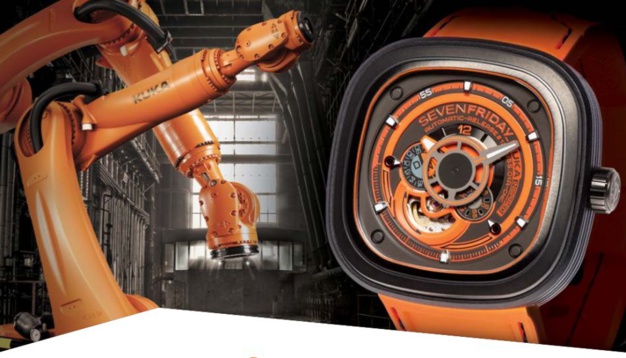 SevenFriday Kuka III : orange mécanique SevenFriday Kuka III : orange mécanique