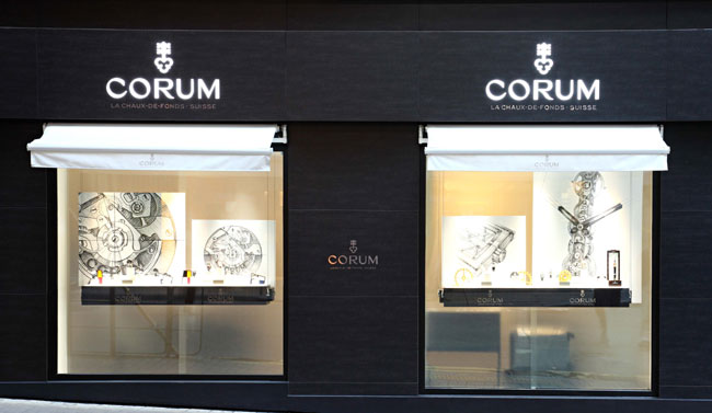 Boutique Corum à Hong Kong