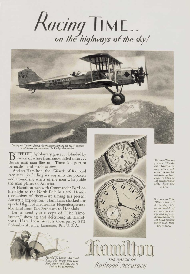 Hamilton : cent ans de chronométrage aérien