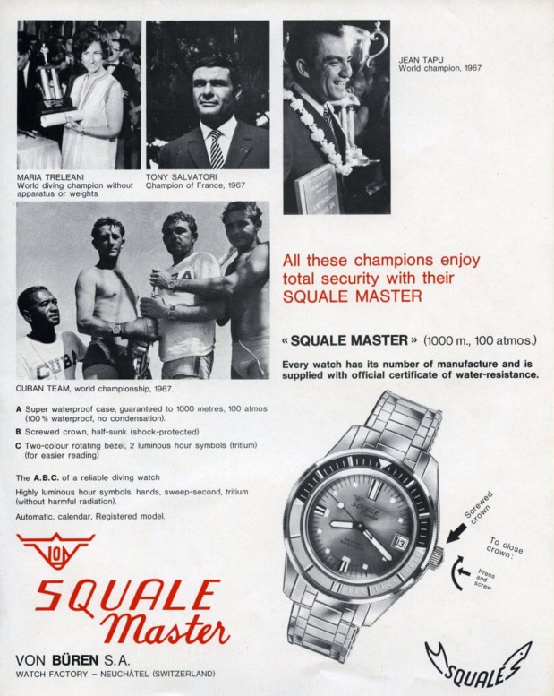 Squale : des montres de légende portées par les plus grands plongeurs