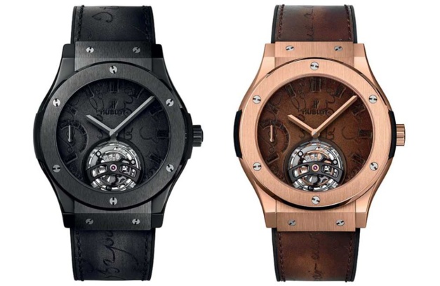 Hublot : deux nouvelles éditions limitées Berluti mettent le tourbillon à l'honneur