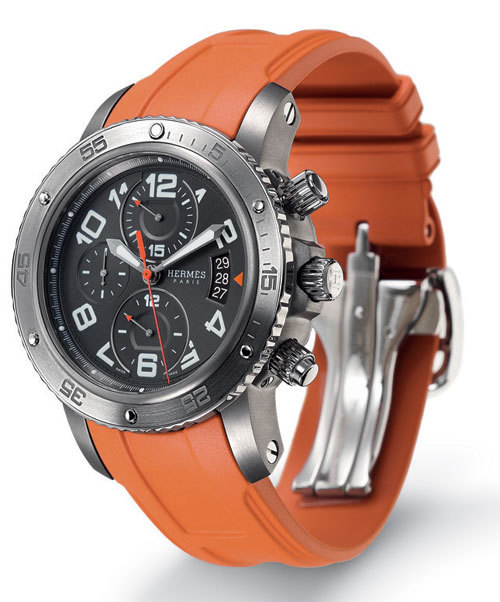 Clipper chrono mécanique 44 mm Hermès Clipper chrono mécanique 44 mm Hermès