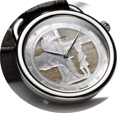 Hermès Arceau Pocket « Duc Attelé » : montre de poche en pièce unique